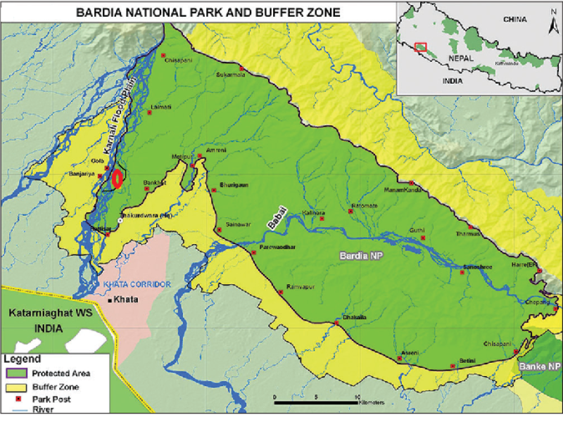 Map of bardiya national park 0
