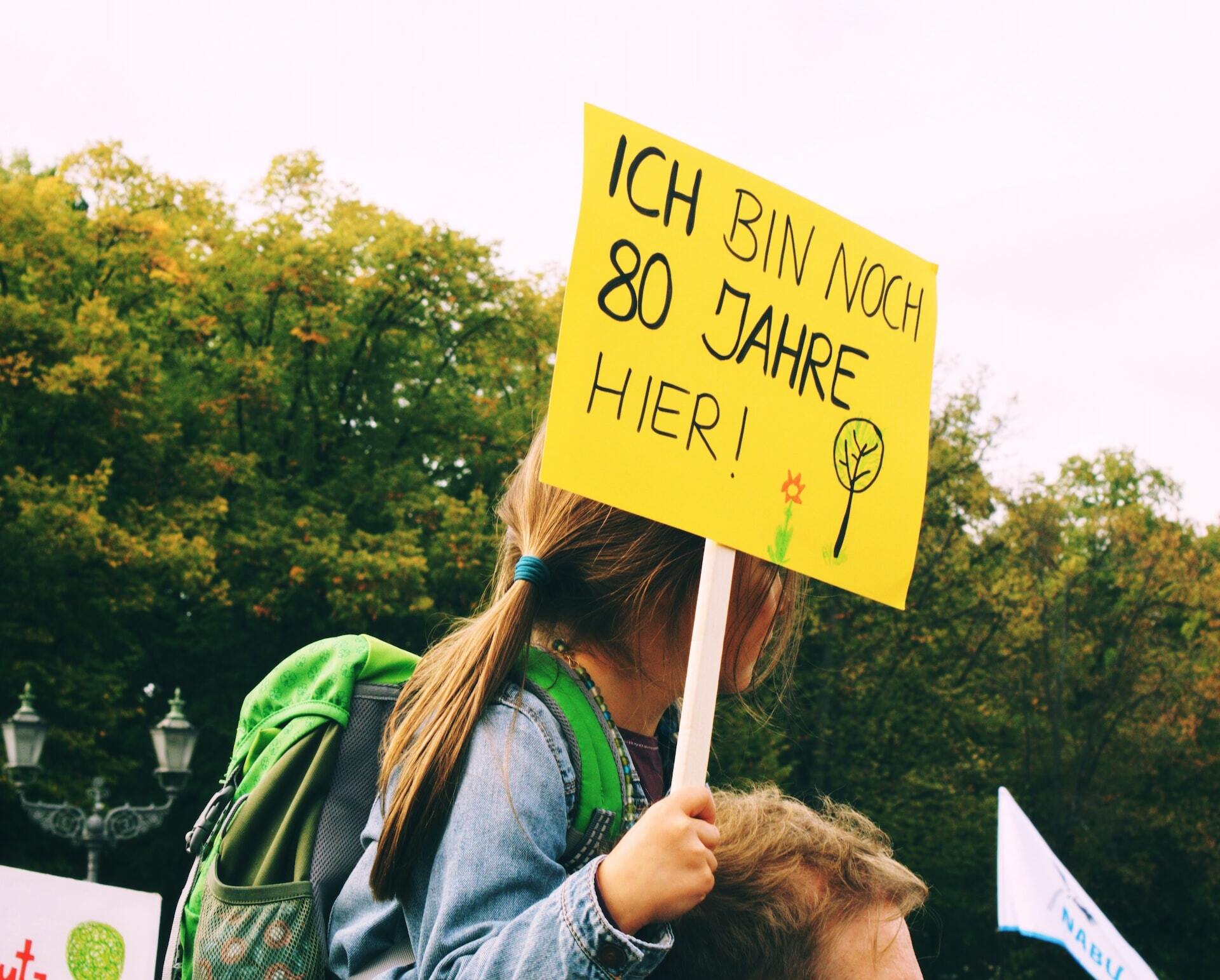 Climate protest in Germany