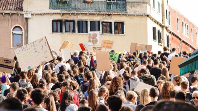 Youth Climate Italy Protest