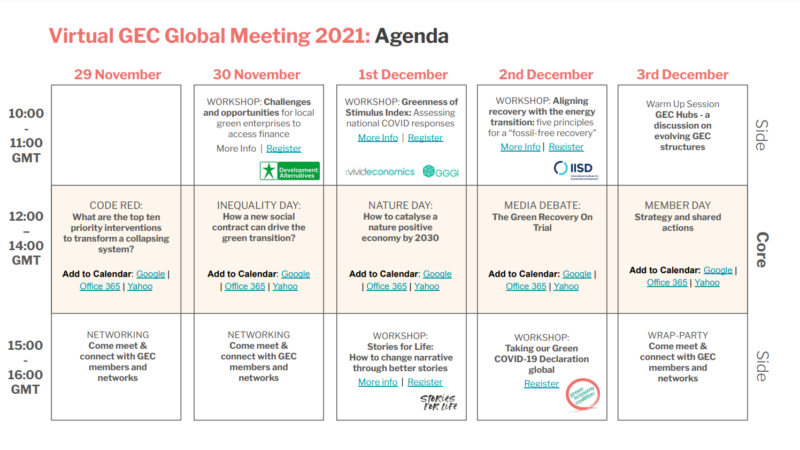 GM21 Agenda