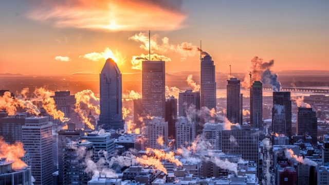 Skyscrapers at sunrise. Image: Christian Barrette Flickr