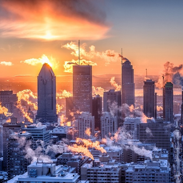 Skyscrapers at sunrise. Image: Christian Barrette Flickr