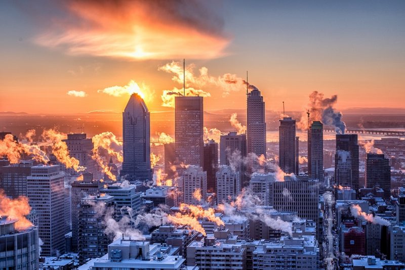 Skyscrapers at sunrise. Image: Christian Barrette Flickr